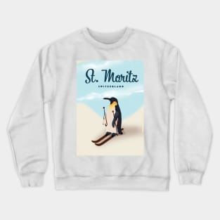 St. Moritz Switzerland ski Crewneck Sweatshirt